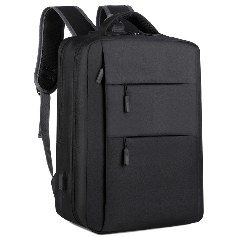 New Backpack Men's and Women's Business Simplicity Large Capacity Wear-Resistant High-End Travel Laptop Bag Wholesale Printed Logo