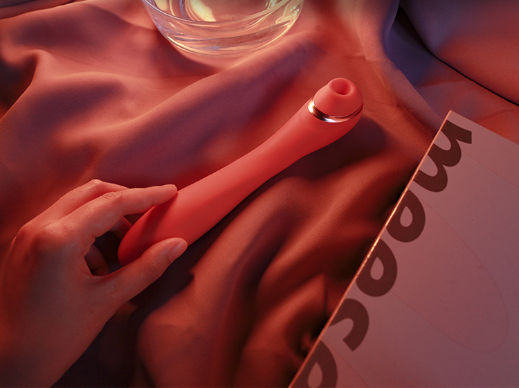 meese/米斯新品弯曲吮吸震动棒女用防水静音自慰按摩器成人性用品