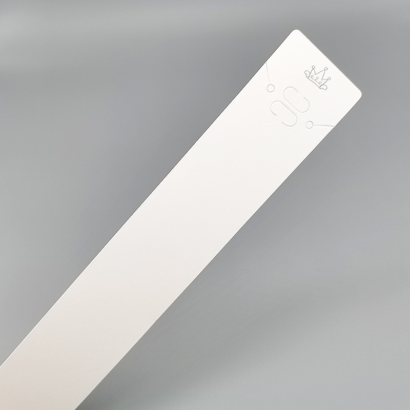 包装饰品项链手链卡片 加厚特种白卡纸 韩版纯白纸板 3.7*22.5cm