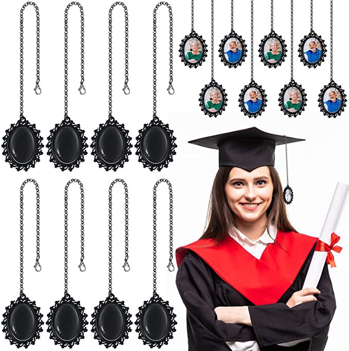 DIY Photo Pendant Time Stone Graduation Season Hat Brim Photo Commemorative Doctorial Hat Graduation Tassel Pendant