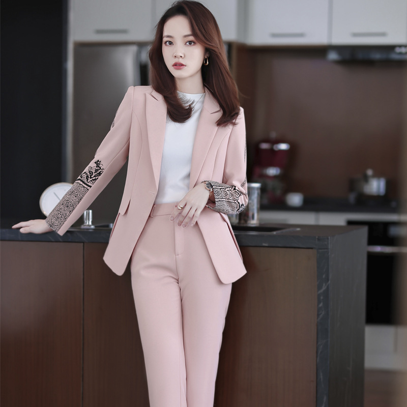 高端职业西装套装女2022新款气质正装工装西服外套酒店经理工作服
