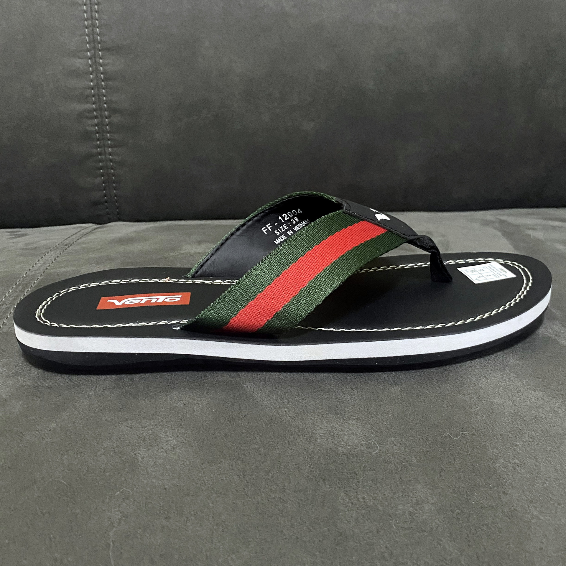 正品越南vento奔兔男士人字拖沙滩夹脚拖鞋12004