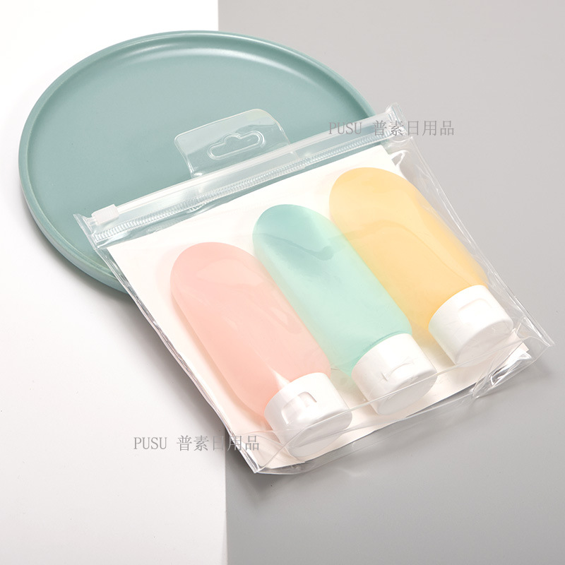 30 60 100 Ml Cosmetic Shampoo Hand Cream Facial Cleanser Lotion Empty Bottle Travel Bottle Filling Set