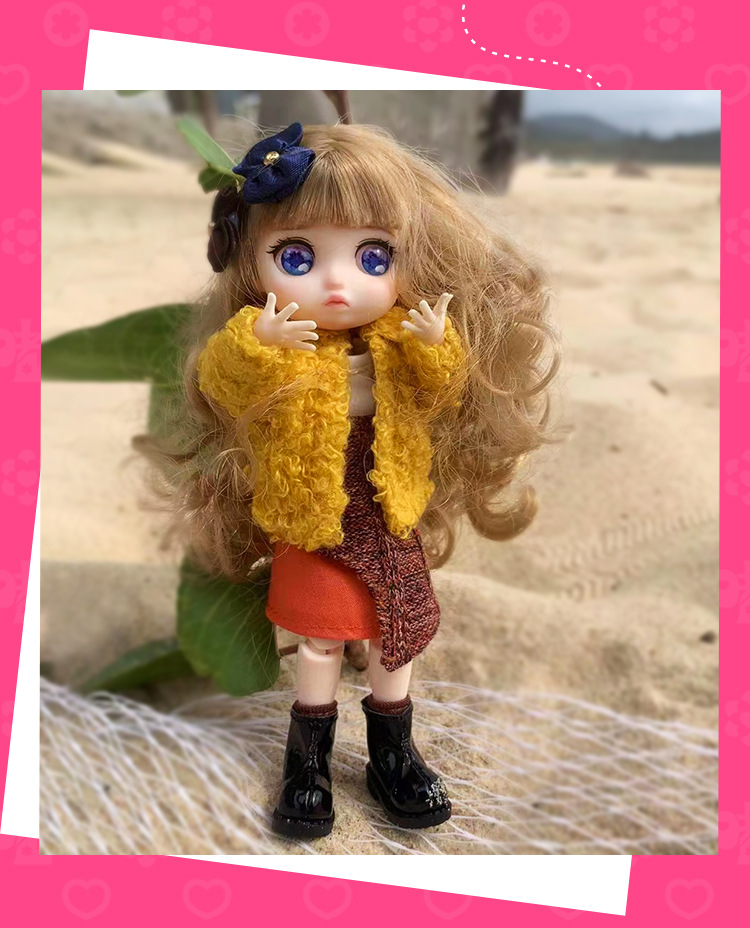 正版ladydoolli盲盒娃娃换装bjd玩偶ob11惊喜巴比洋娃娃女孩玩具