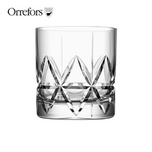 Orrefors水晶玻璃洛克杯PEAK威士忌杯进口北欧洋酒杯4支套装家用