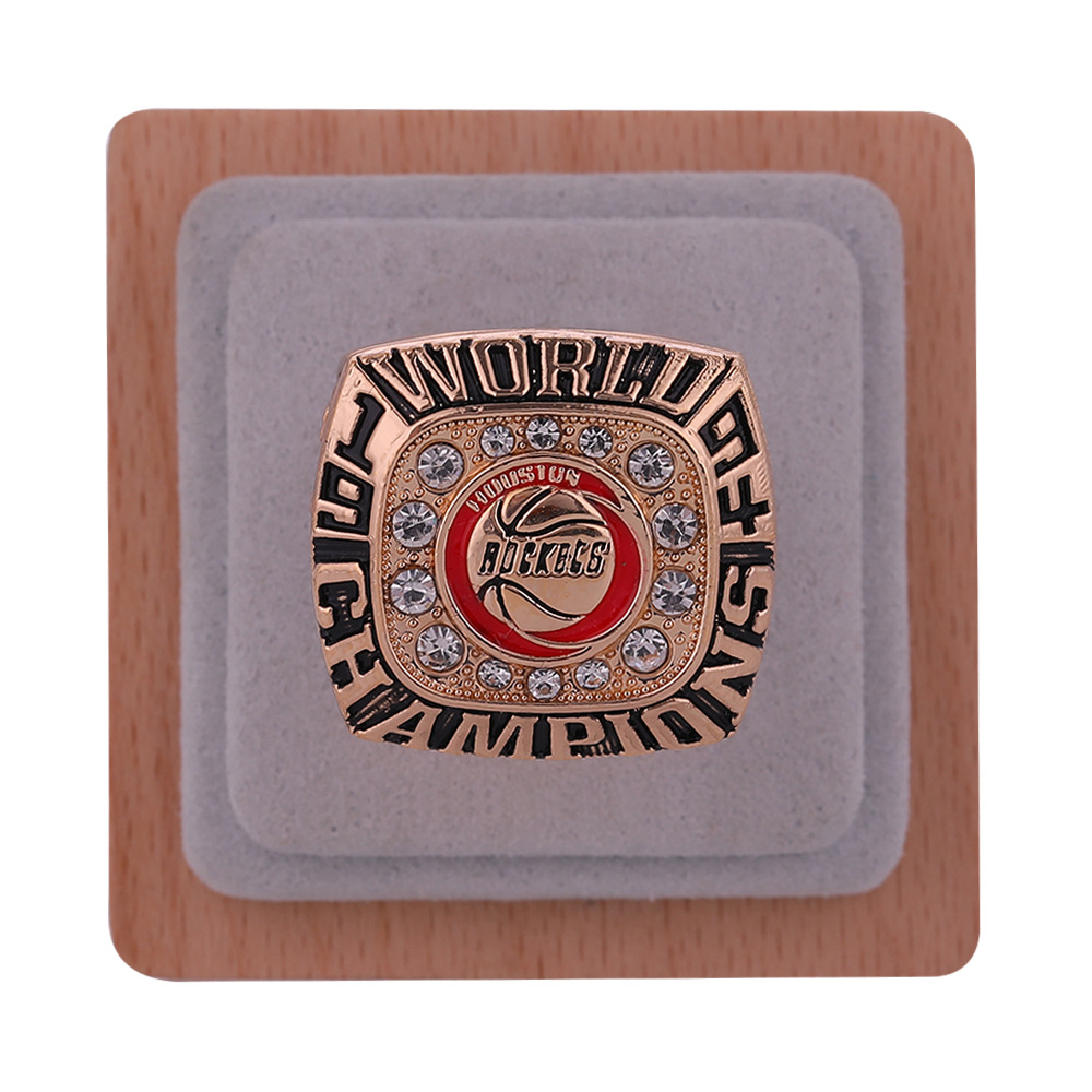 官方同款1994年nba休斯顿火箭队总冠军戒指篮球戒指现货一件代发