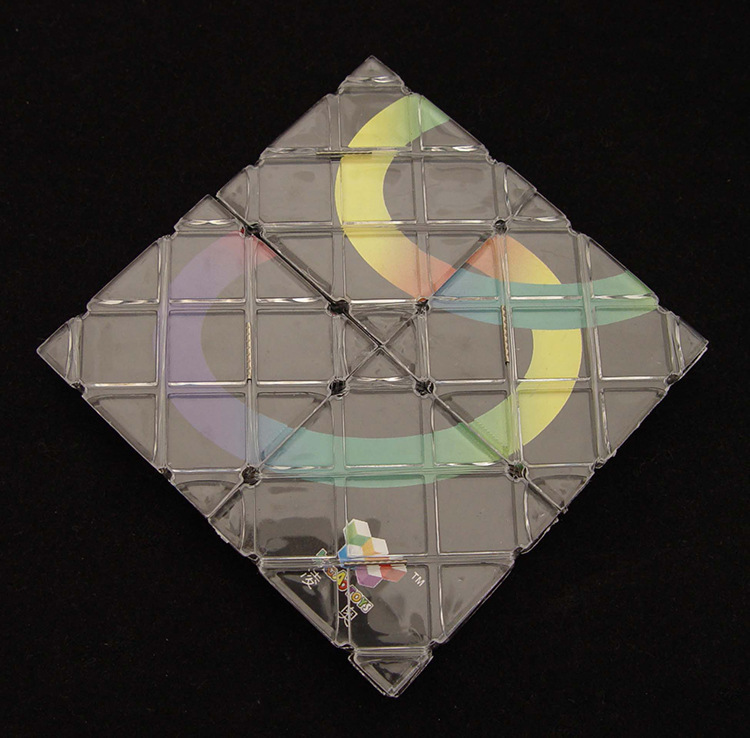 直销简装趣味8片凌奥百变魔板智力比赛竞速扭计板儿童魔方魔板