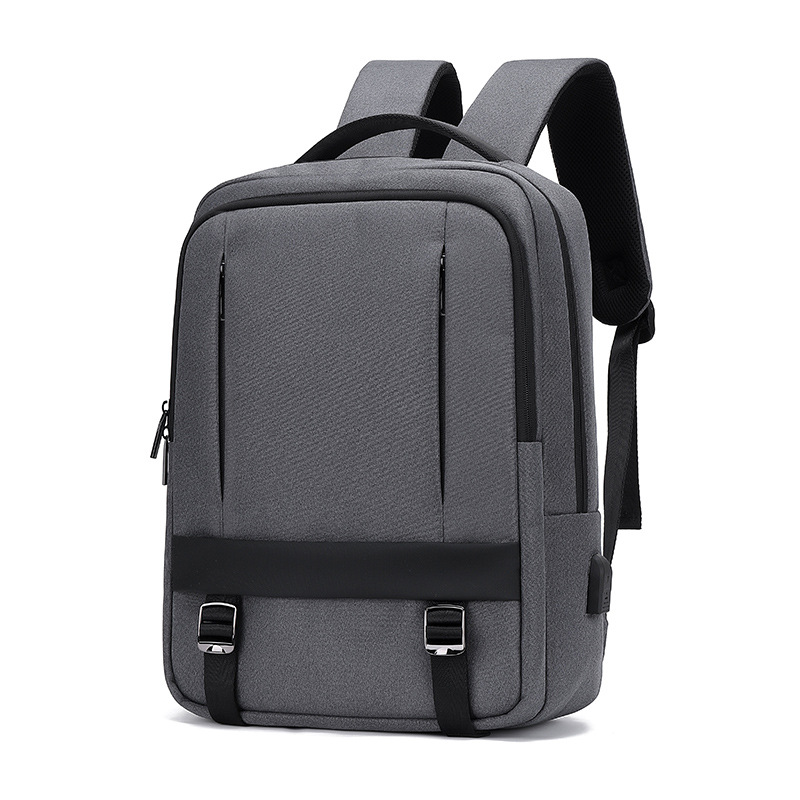 Cross-Border Men's Business Backpack Large Capacity Backpack Commuter Bag 15.6-Inch Laptop Bag Printable Logo