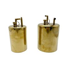 铜油壶双管油壶装汽油用黄色大油罐金银铜饰品熔焊熔化熔焊机配件