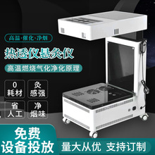 厂家智能热透艾灸仪净化器悬灸仪千年国医明火无烟家用美容院一体