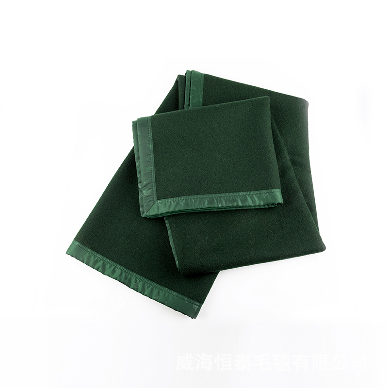[Customized Processing] Export Domestic Sales Woolen Blanket Military Blanket Outdoor Blanket Thickened Warm 2kg