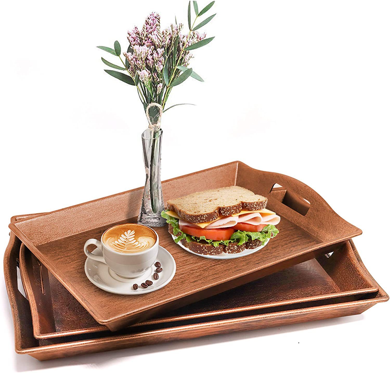 Customizable Bamboo Tea Walnut Tray Rectangular Bamboo Tray Simple Home Hotel Restaurant Tea Set Tea Tray