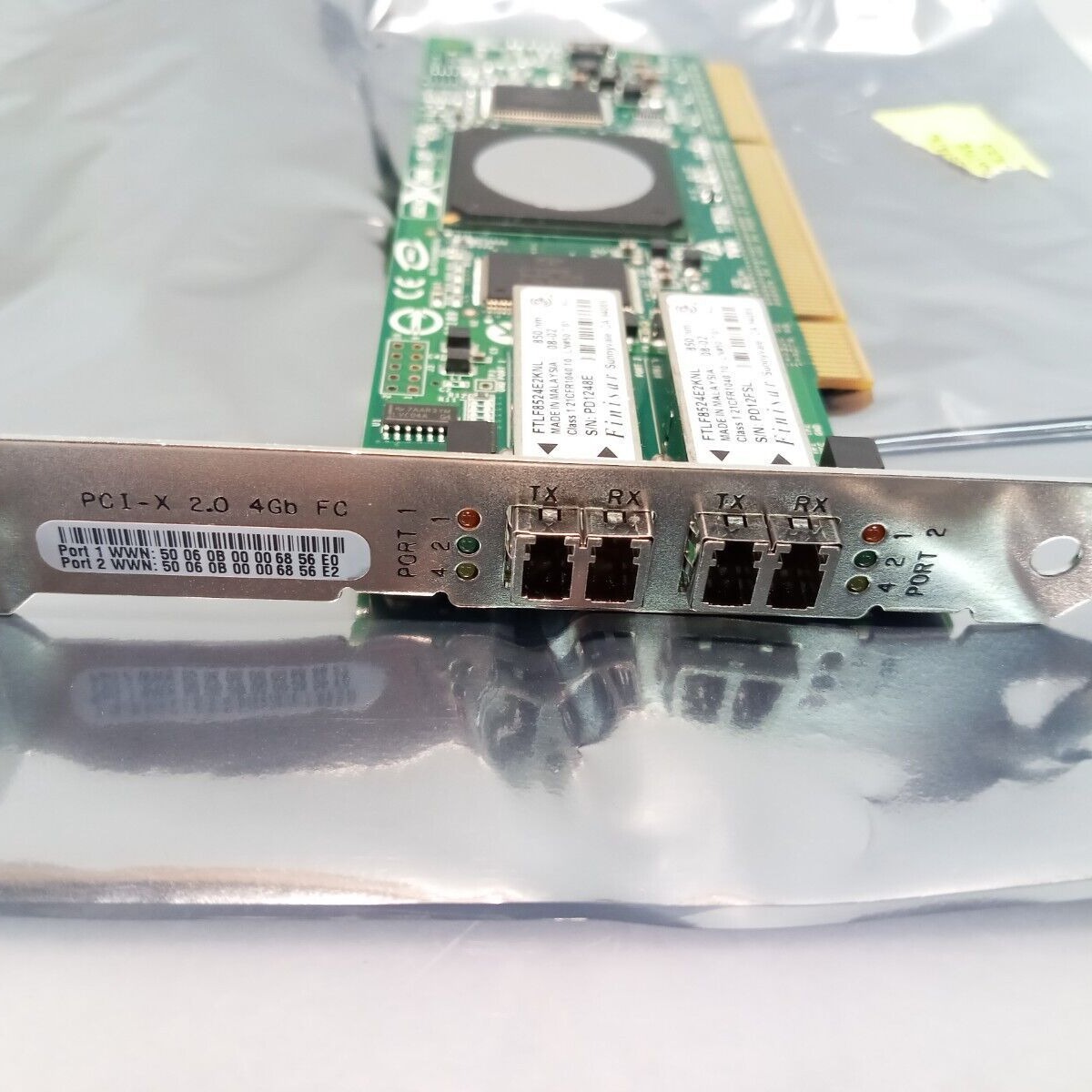 HP RX6600 AB379-60101 双口 4GB PCI-X 光纤 HBA 通道卡
