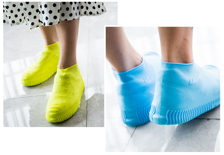 回力橡胶硅胶雨鞋套加厚方便携带雨天防水胶鞋套 男女雨靴套