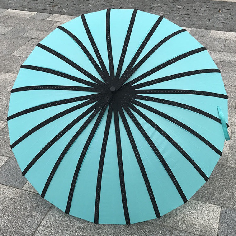 地推伞24骨微商地伞16骨摆摊扫码伞活动地推8骨加粉引流发夹雨伞