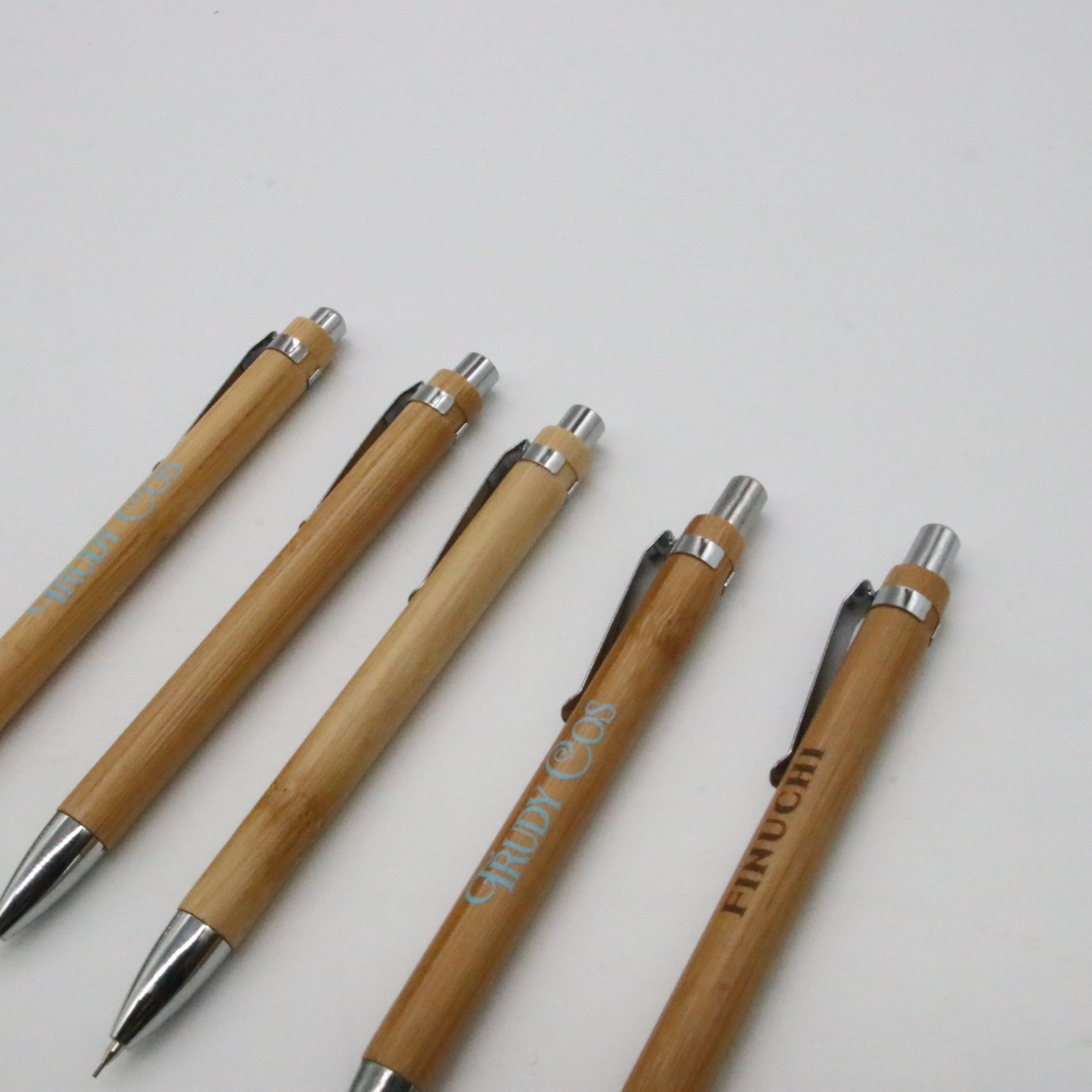 竹子笔竹木铅笔 自动铅笔现货木头笔当天发货