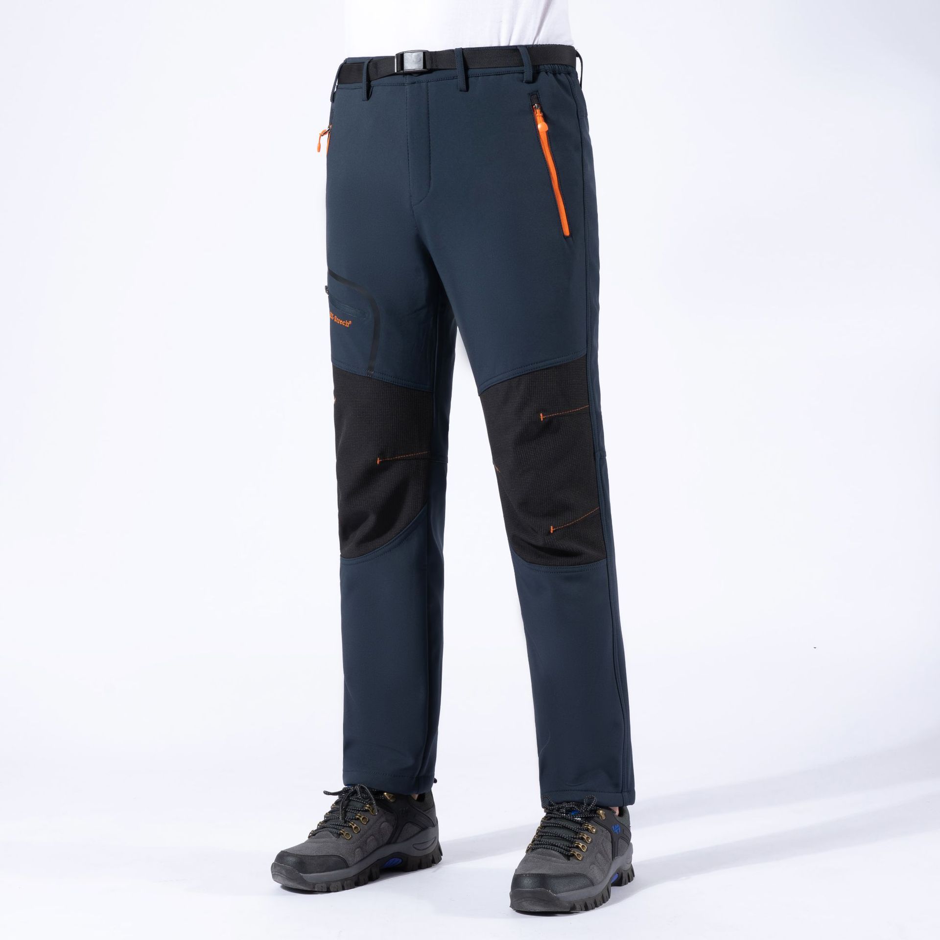 户外秋冬季情侣款休闲冲锋裤学生时尚潮牌登山户外冲锋裤