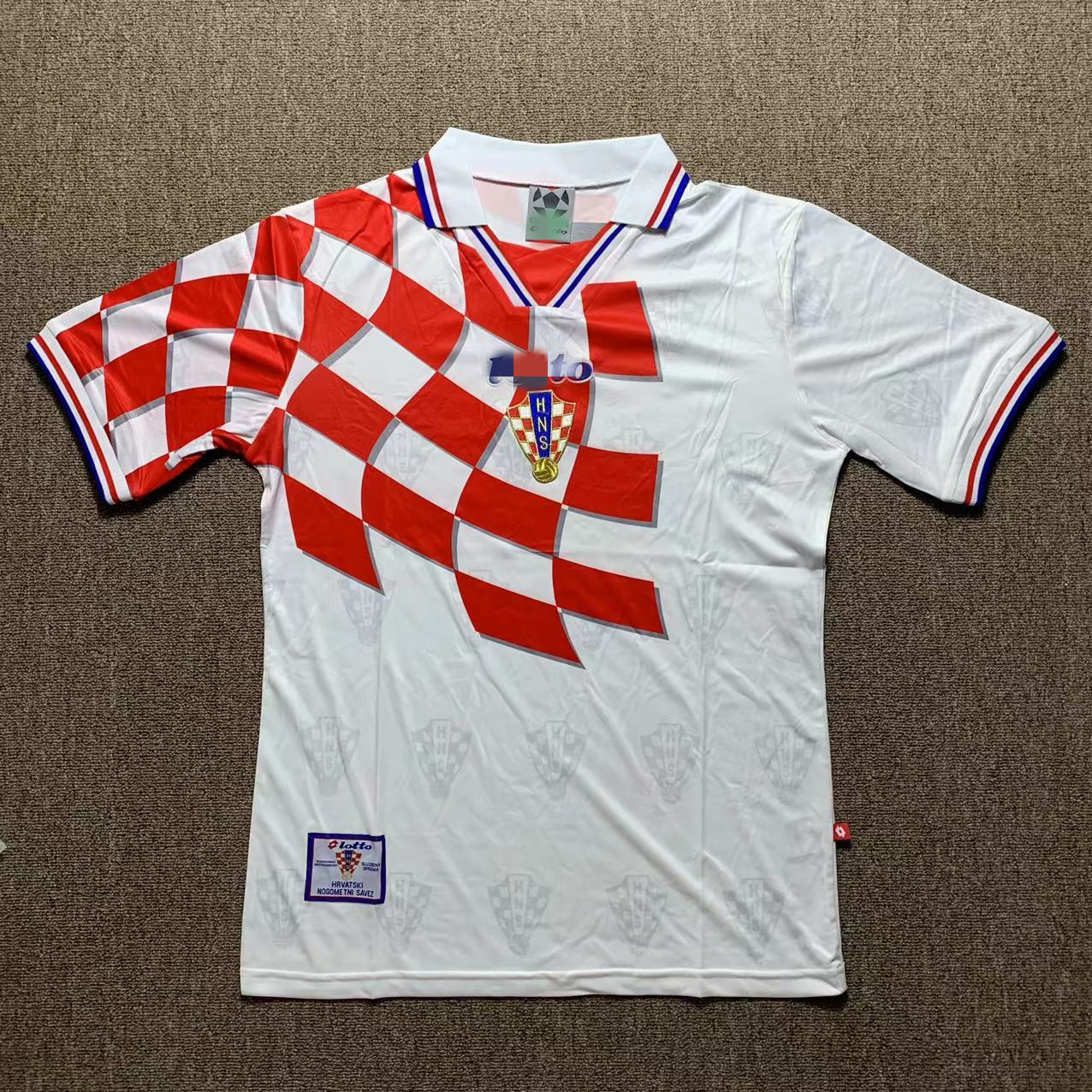 1998世界杯克罗地亚主场泰版上衣复古球衣足球服 一件代发