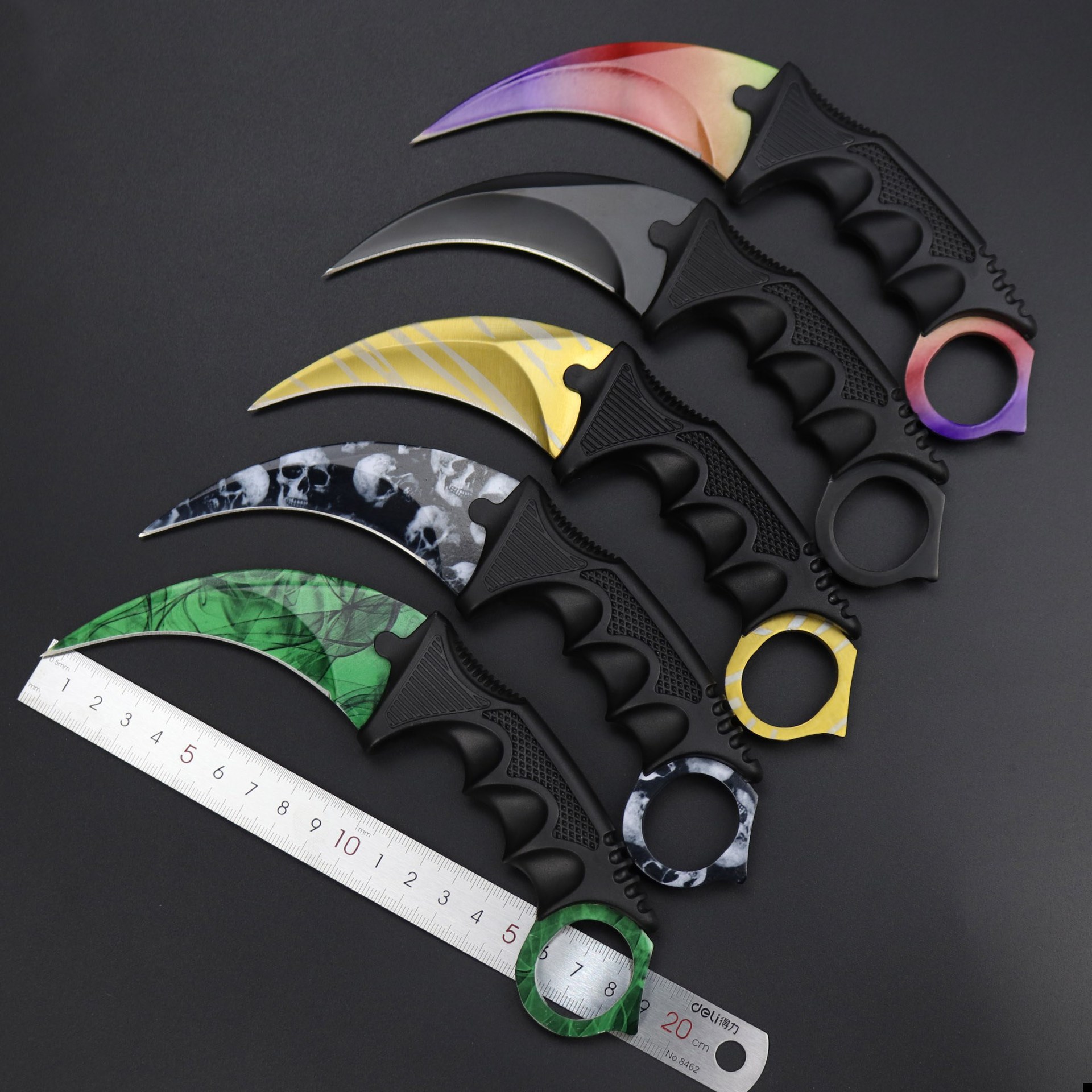 csgo爪子刀淬火表面果皮刀男士金属开路工具锋利旅行鹰爪收割生存