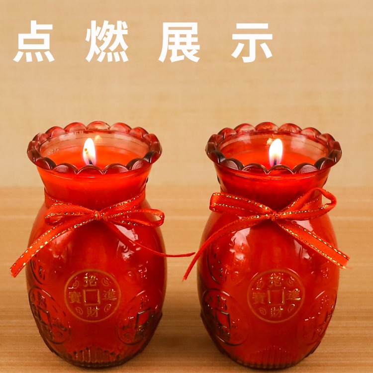 无烟酥油24小时供佛灯家用长明灯佛前酥油供灯灯盏苏油乔迁蜡烛灯