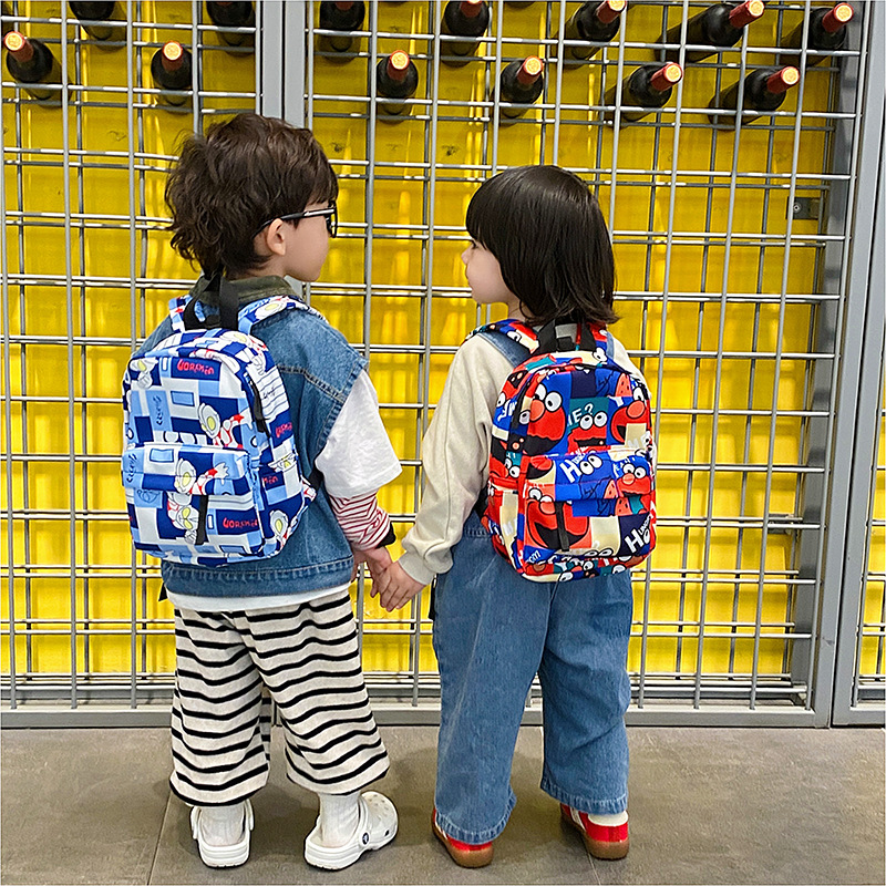Children Kindergarten Backpack Boys and Girls Cute Small Bookbag Korean Style 2-3-6 Years Old Kindergarten Baby's Backpack