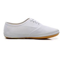 男女款白色帆布鞋防滑平底运动鞋低帮休闲小白鞋透气舞蹈鞋体鞋