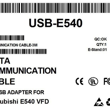 三菱fr-e540系列变频器调试电缆 连接线 下载数据线usb-e500-阿里巴巴