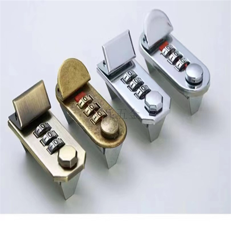 厂家箱包密码锁外调大小锁左右开记事本苹果锁方形锁颜色多种锁扣