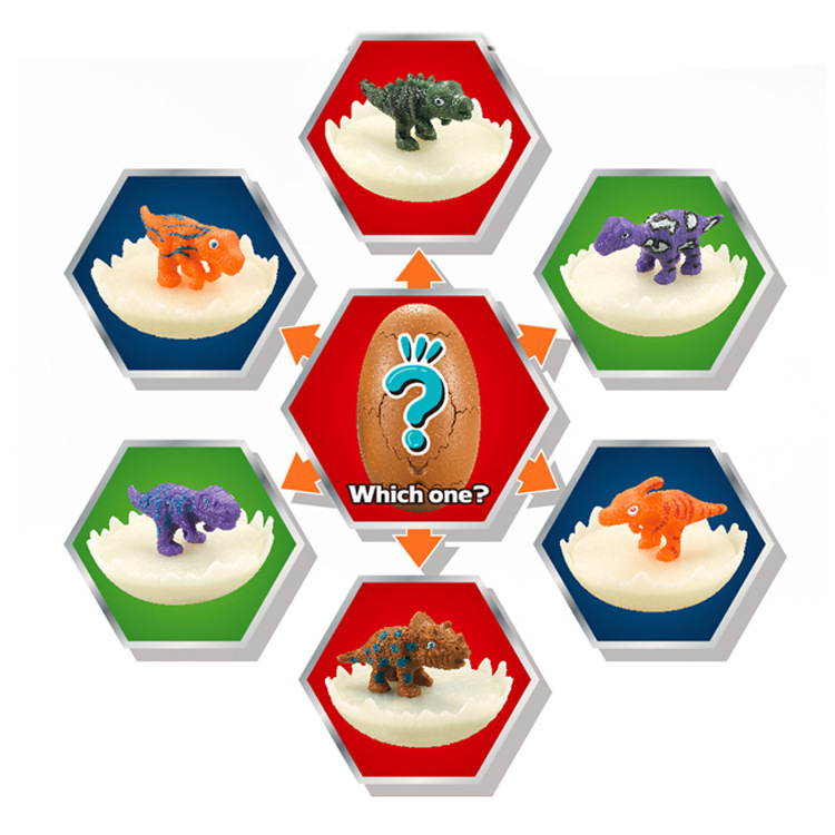 新品魔幻单只惊喜恐龙盲蛋灯光恐龙陀螺随机搭配盲袋盲盒惊喜猜