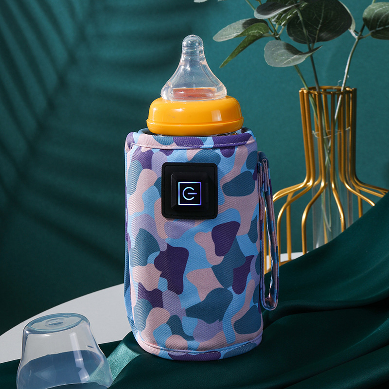 Cross-Border Portable Heating Constant Temperature Sleeve Baby Warm Adjustable Milk Warmer Artifact Outing Bottle Insulation Package Universal