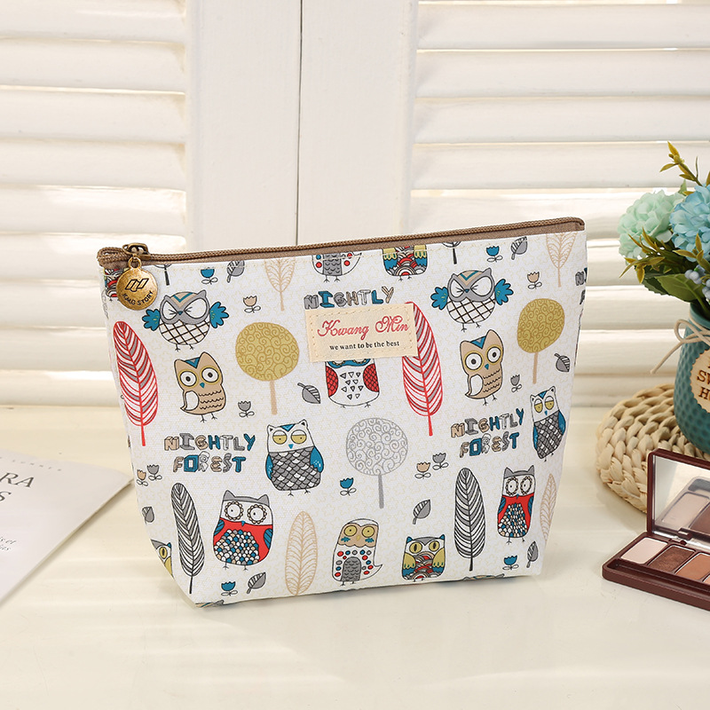 Large Capacity Cosmetic Bag New Waterproof Cartoon Wash Bag Travel Cosmetics Storage Bag Wholesale