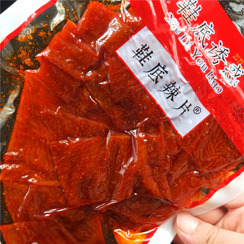 余干鞋底辣片变态辣胡浪新超辣诱惑辣条爆辣网红零食江西特产