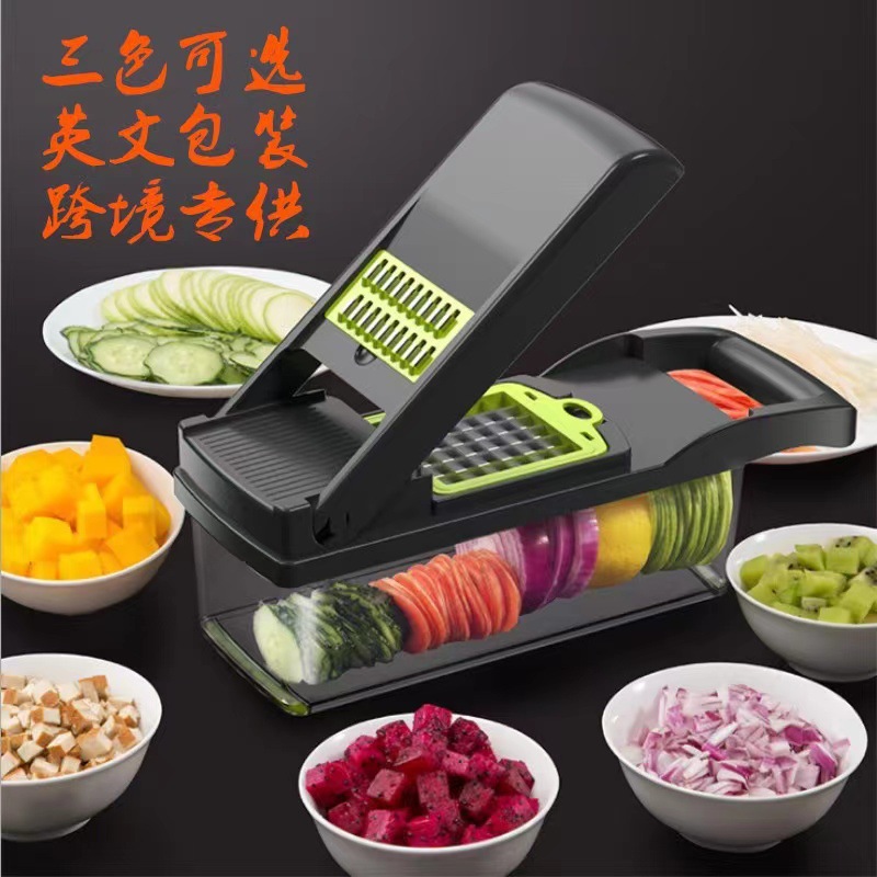 Cross-Border Multi-Function Slicing Machine Kitchen Grater Household Shredding Machine Potato Grater Manual Dicer