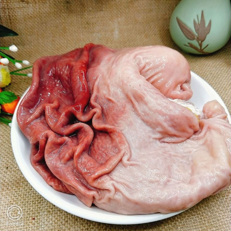 4只起发新鲜黑猪肚现杀猪肚子散养土猪肉猪肚猪胃生猪肚批发