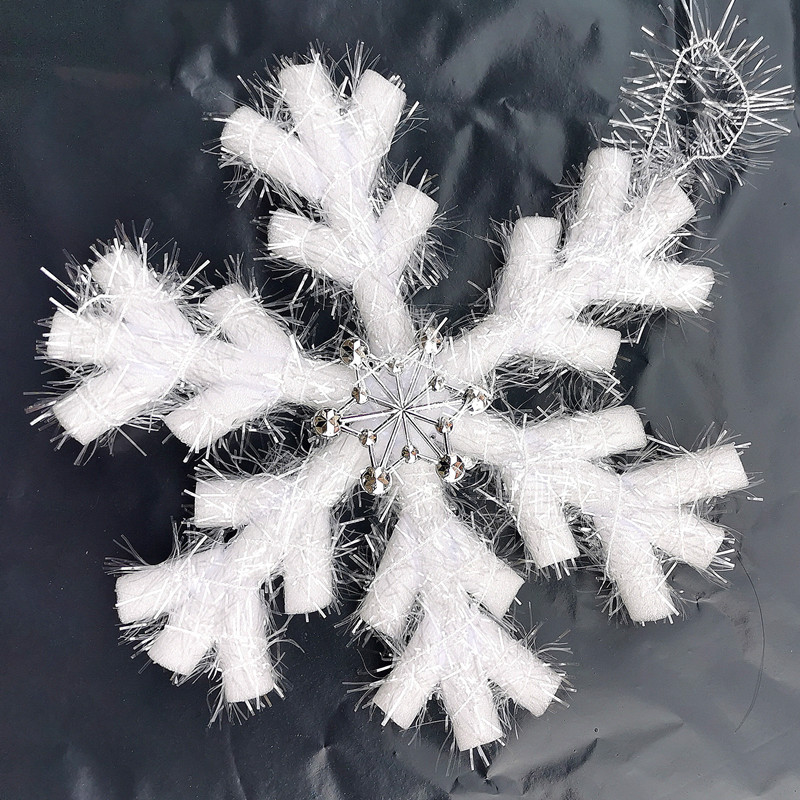 儿童节表演舞台道具装饰品八角圣诞泡沫雪花片酒吧商场舞蹈彩雪花