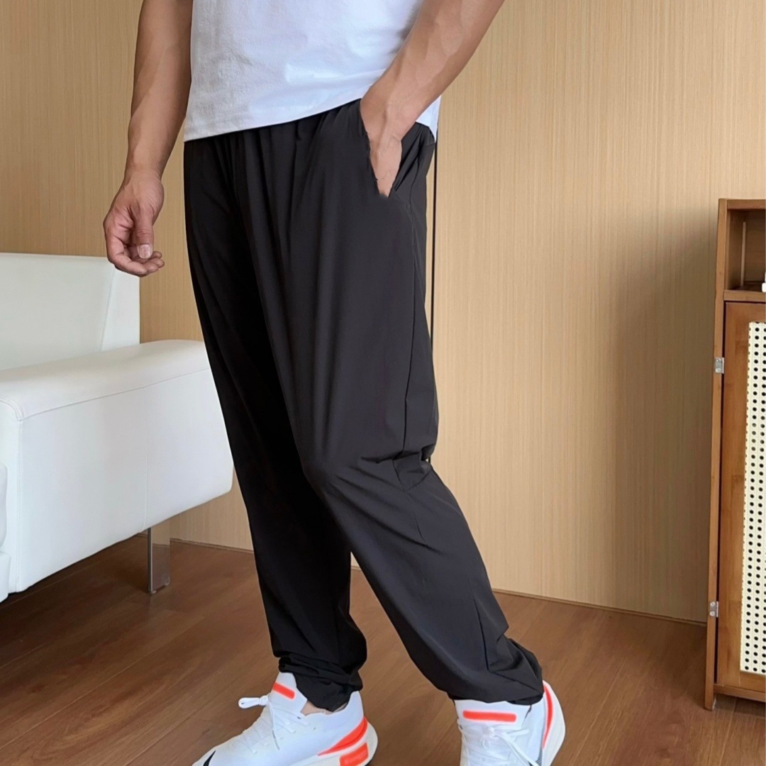 050106春夏新款24男款轻量慢跑裤松紧腰速干运动裤防紫外线长裤男