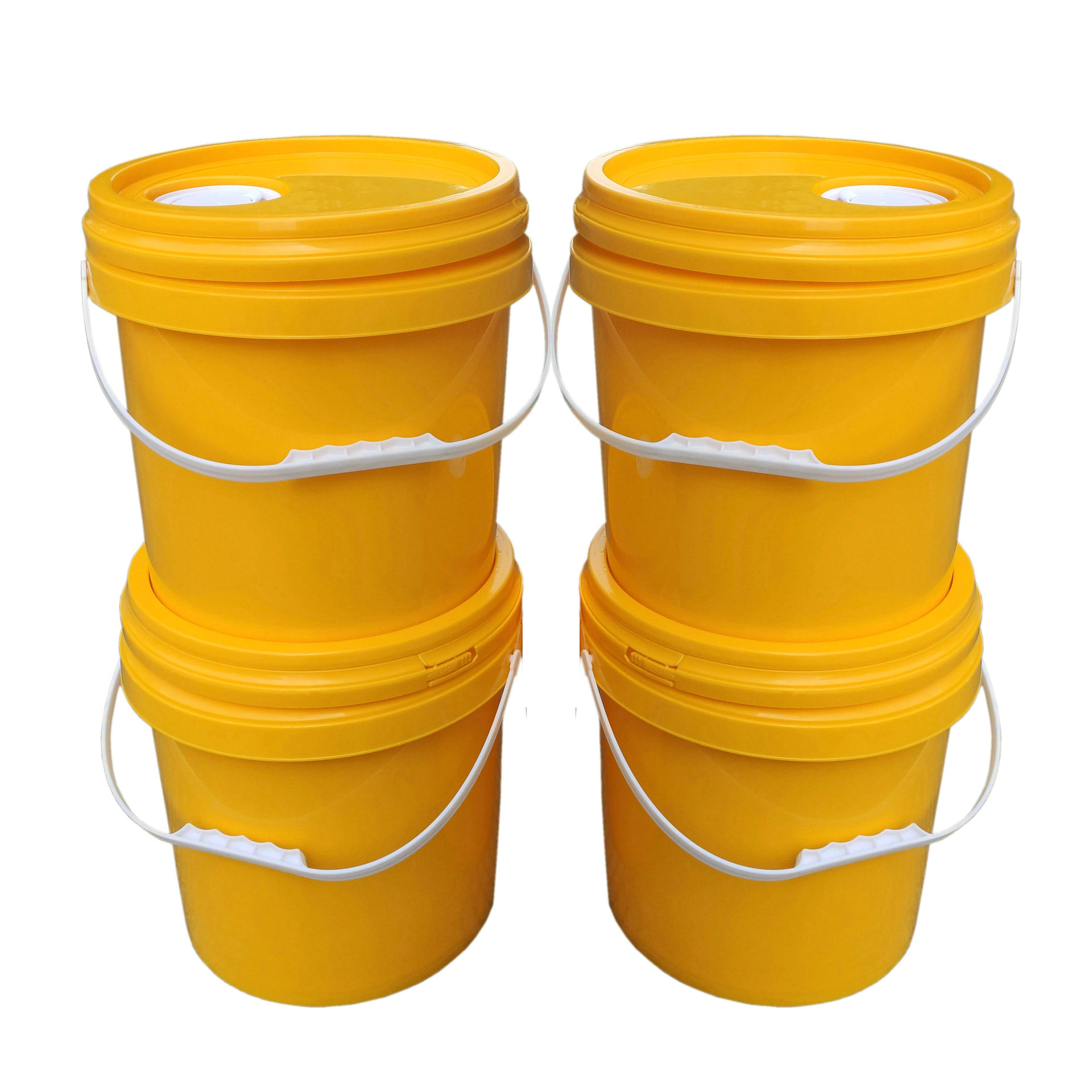 8l12l17l19升23l密封包装桶油漆涂料桶带盖圆形塑料桶工业化工桶