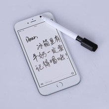 新款创意iPhone123456plus手机冰箱贴冰箱软磁贴留言贴可反复擦写