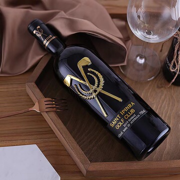 澳大利亚进口红酒 16度高尔夫干红重型瓶2019澳洲河地西拉葡萄酒