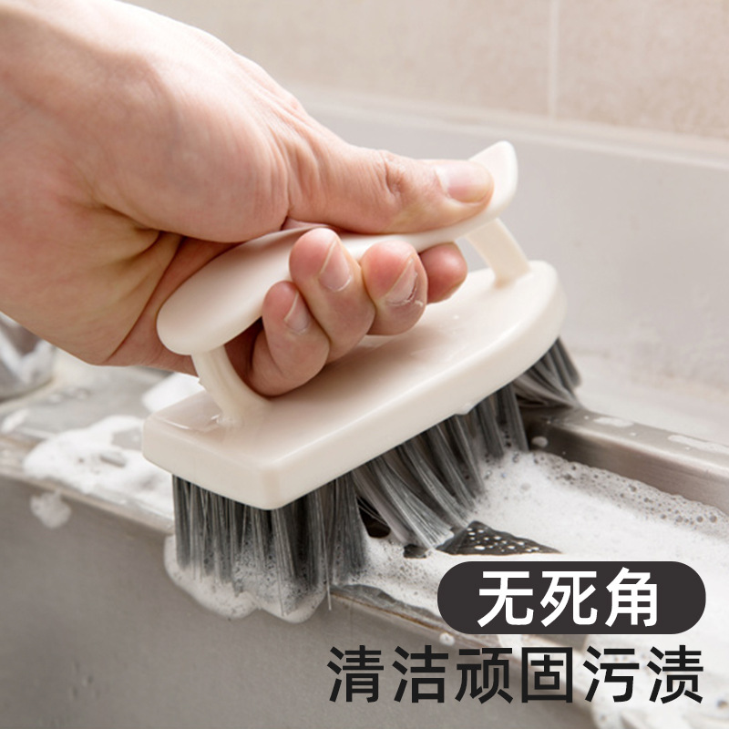 Plastic Tape Handle Cleaning Ceramic Tile Brush Cylinder Toilet Floor Brush Toilet Kitchen Cleaning Bathroom Tile Bath Brush