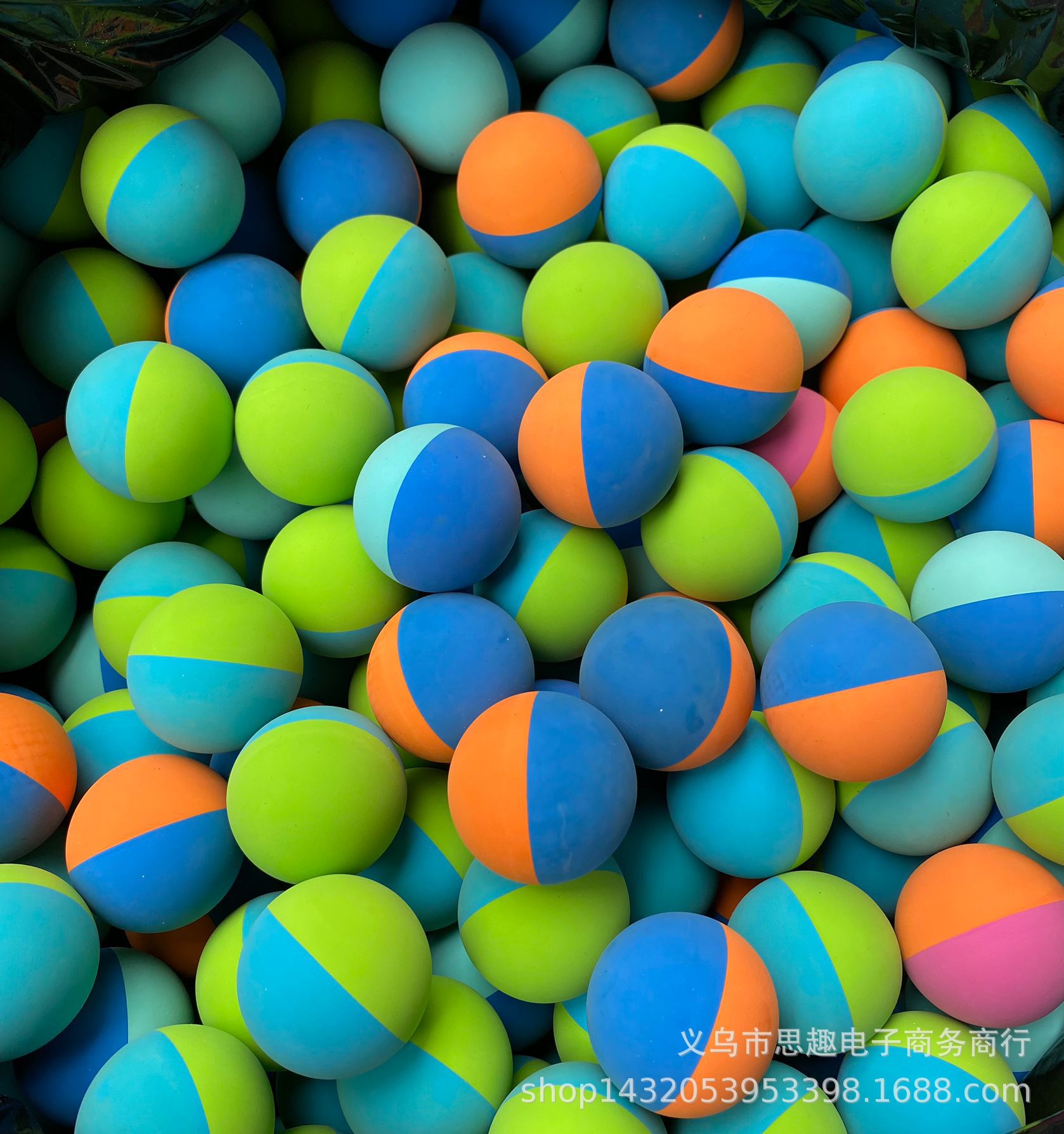 文具球6厘米橡胶空心球 壁球 儿童玩具球 训练壁球高弹力球-阿里巴巴