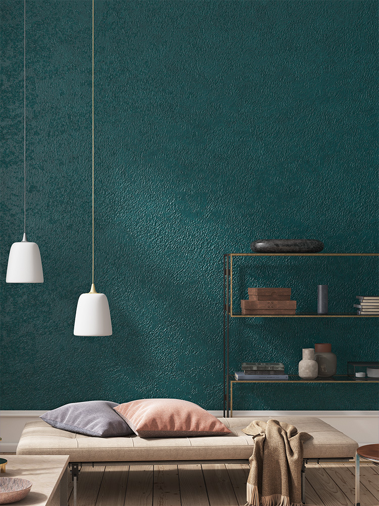 莫兰迪纯色墙纸自粘家用温馨卧室客厅背景墙壁纸加厚防水防潮贴纸