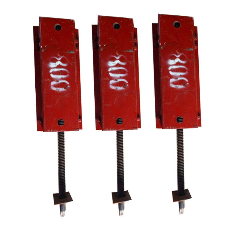 供应贵州盒式输送带拉紧器 皮带机用螺旋拉紧支架