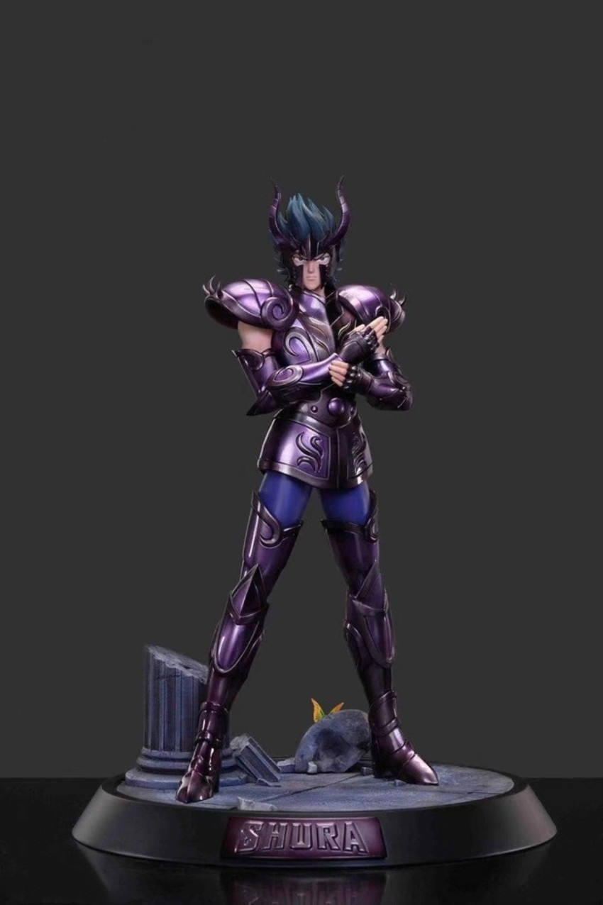 圣斗士星矢手办 摩羯座修罗 黄金圣斗士 动漫周边模型摆件定制