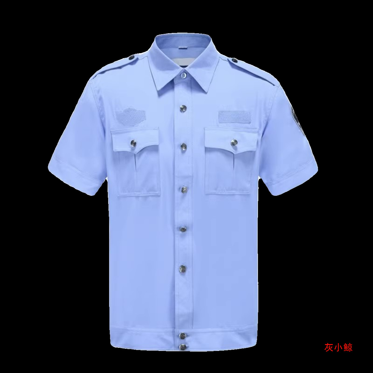 保安夏装短袖衬衣男女式半袖大码工作服夹克夏季执勤制服衬衫
