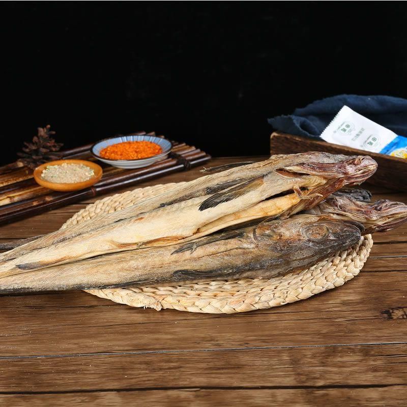 延边明太鱼干货柴鱼干硬板棒子鱼即食棒鱼干大袋风干带皮直供咸味