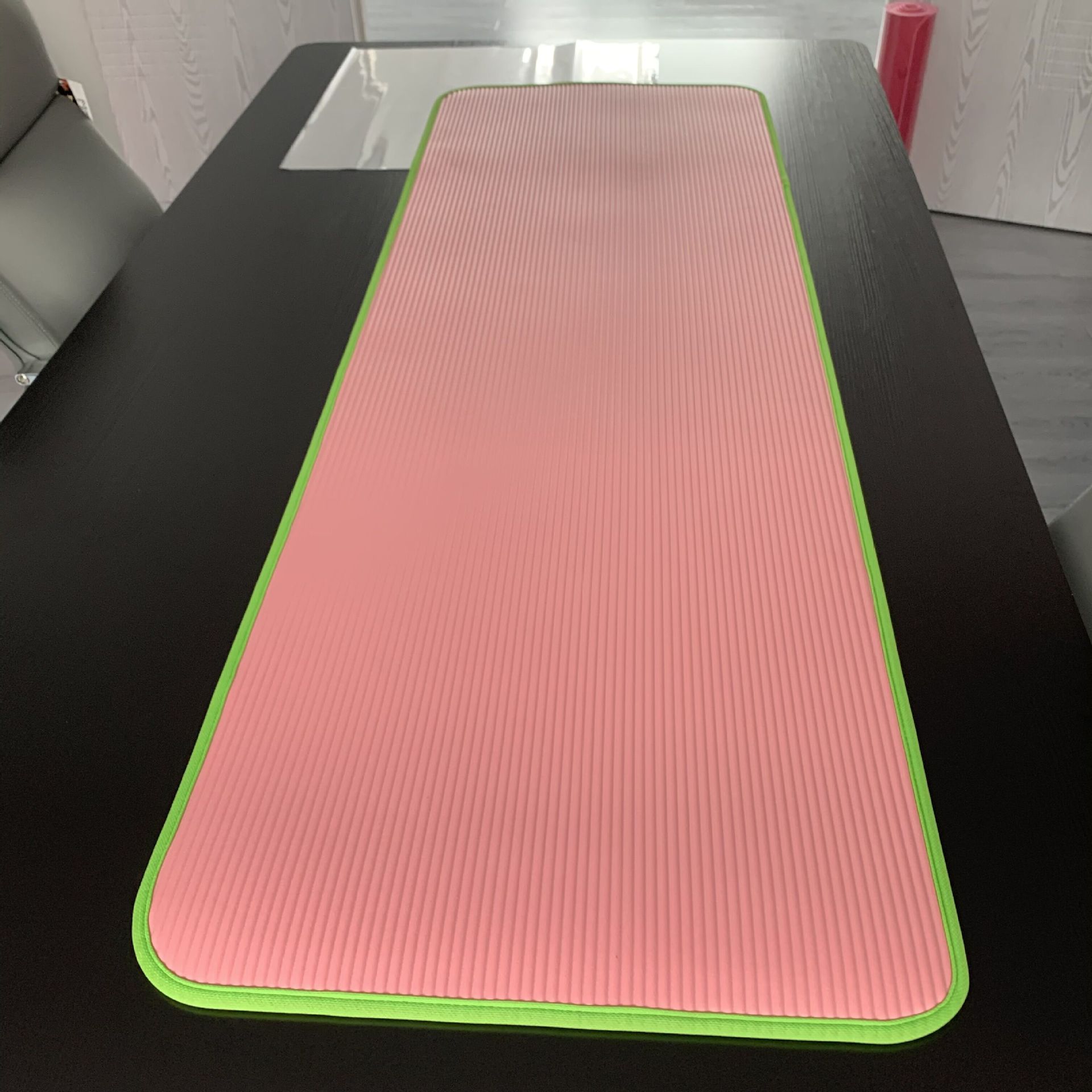 nbr锁边瑜伽垫定制款运动健身垫子隔音午睡垫yougamet