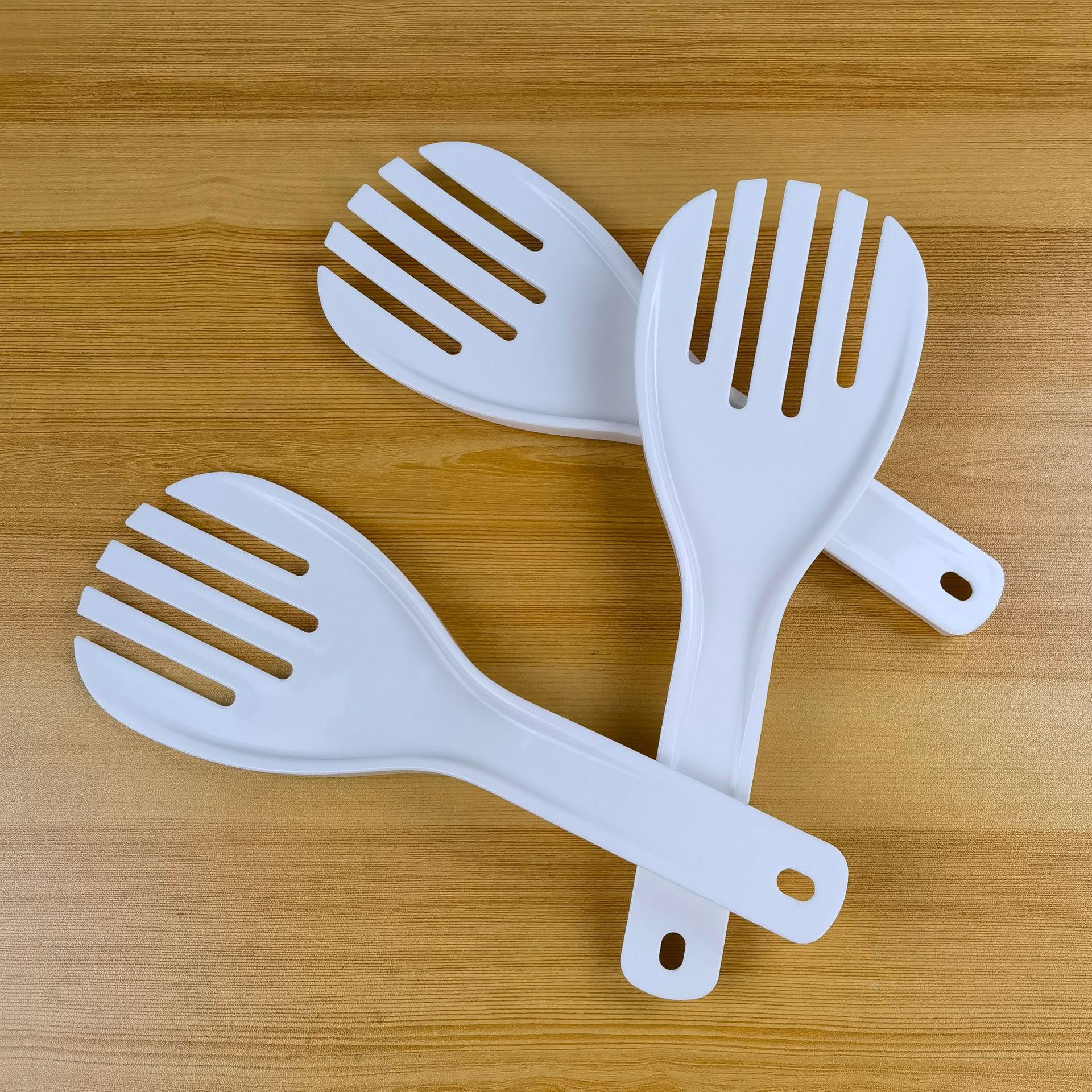 加厚特大饭勺餐饭店食堂打饭铲五指塑料盛饭商用松饭叉