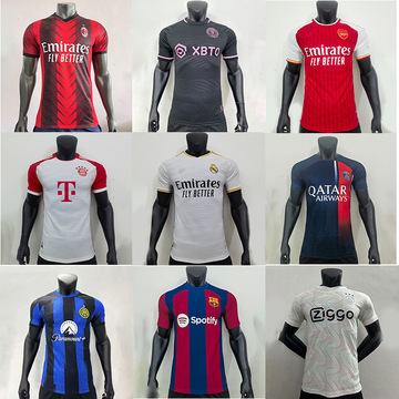 源头货23-24足球服男球员版巴黎阿森纳皇马拜仁巴塞利物浦ac球衣