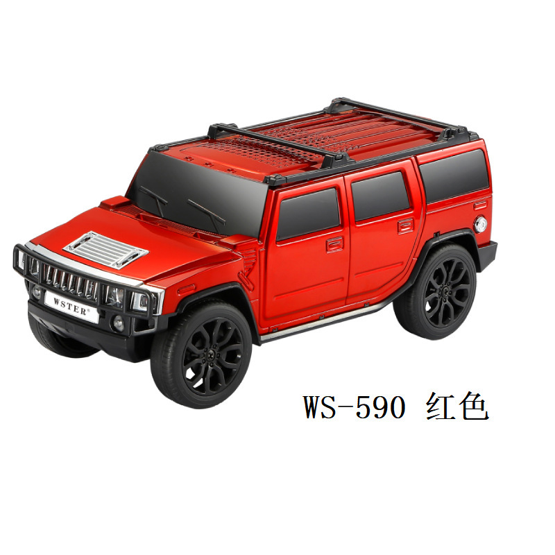 Cross-Border E-Commerce New Ws590 Hummer Car Model Bluetooth Audio Super Dynamic Bass Boost Audio Large Volume TWS Speaker